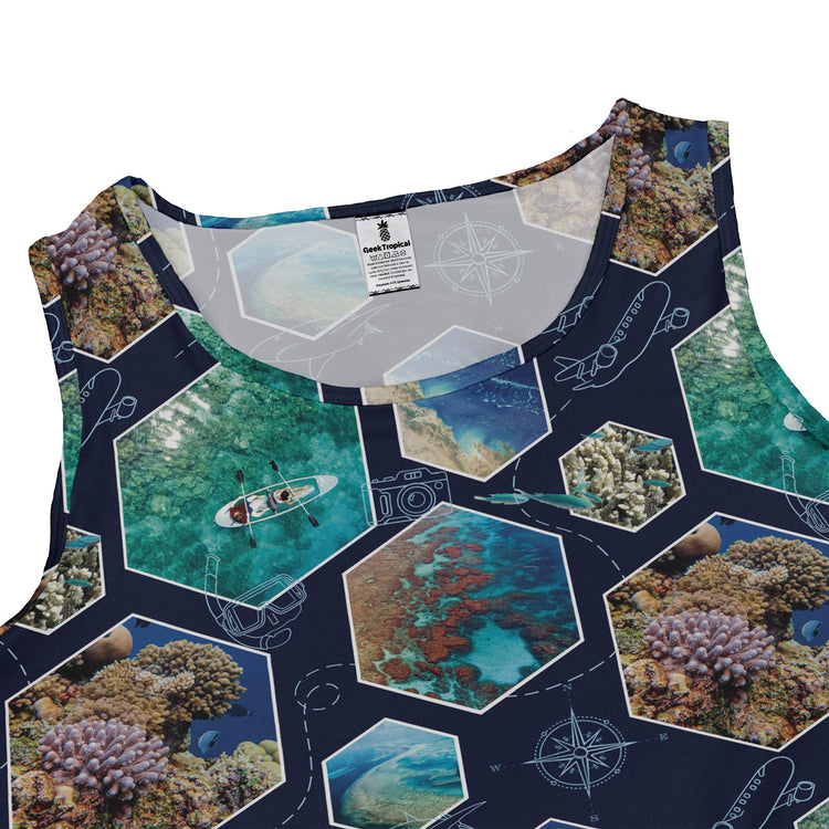 Great Reef Wonder Dress Geek Nerd 0925 Animal Patterns Designs by Nathan