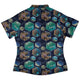 Great Reef Wonder Curvy Button Up Shirt Geek Nerd 0925 All Adult Button Up Shirts Animal Patterns