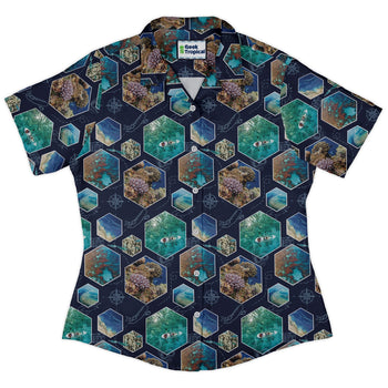 Great Reef Wonder Curvy Button Up Shirt 2