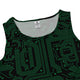 Green Computer Circuits Dress Geek Nerd computer print lx - C