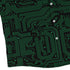 Green Computer Circuits Long Sleeve Button Up Shirt Geek Nerd adult sizing computer print FLOW DESC WRITING