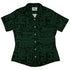 Clearance Ready - to - Ship Green Computer Circuits Curvy Button Up Shirt Geek Nerd Clearance computer print Ready - to - Ship
