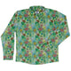 Green Dragon Encounter Dnd Long Sleeve Button Up Shirt Geek Nerd adult sizing Animal Patterns Designs by Nathan