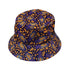 Groovy Lava Lamps Dark Bucket Hat Gray Stitching