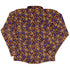 Groovy Lava Lamps Dark Long Sleeve Button Up Shirt back