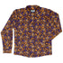 Groovy Lava Lamps Dark Long Sleeve Button Up Shirt front