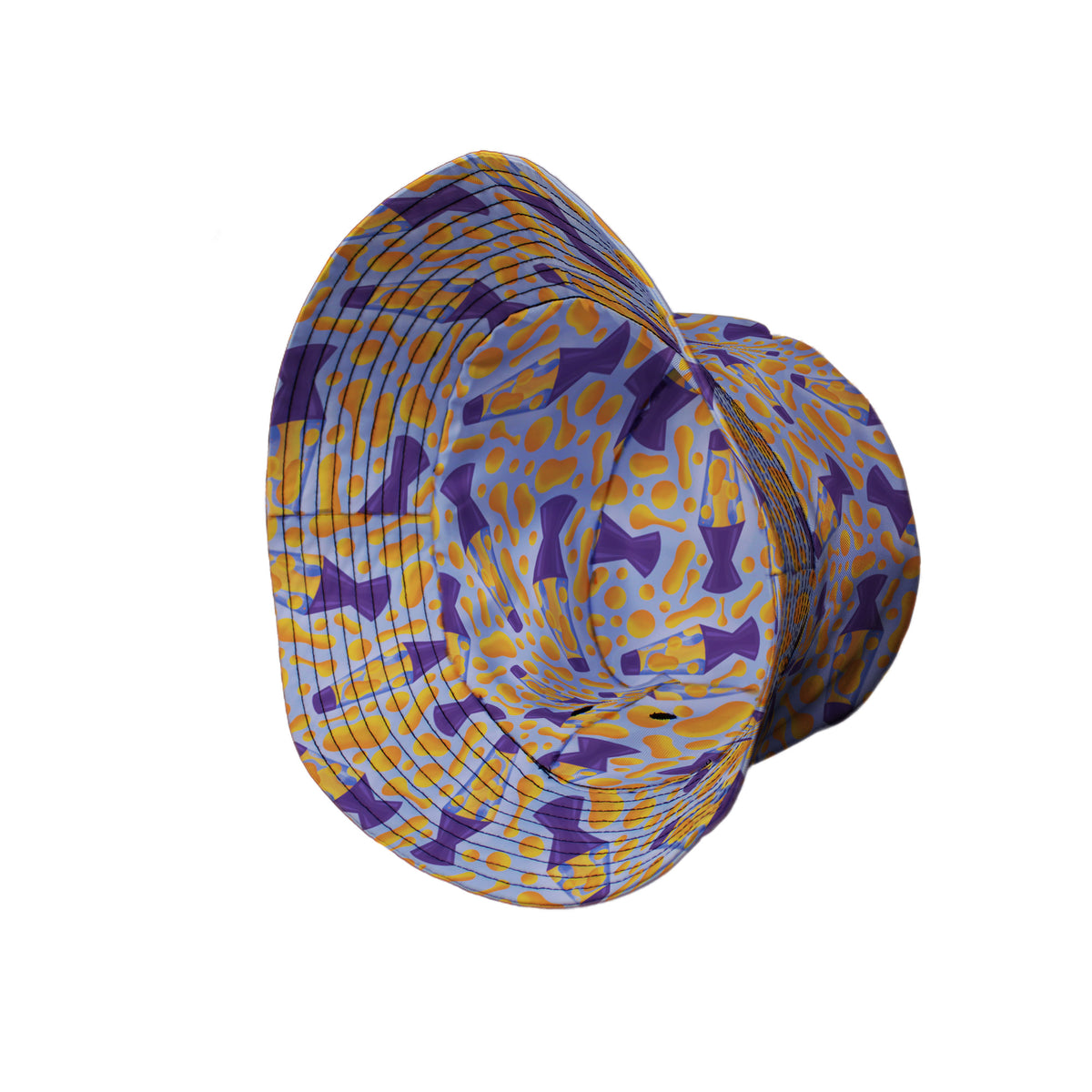 Groovy Lava Lamps Light Bucket Hat Side View