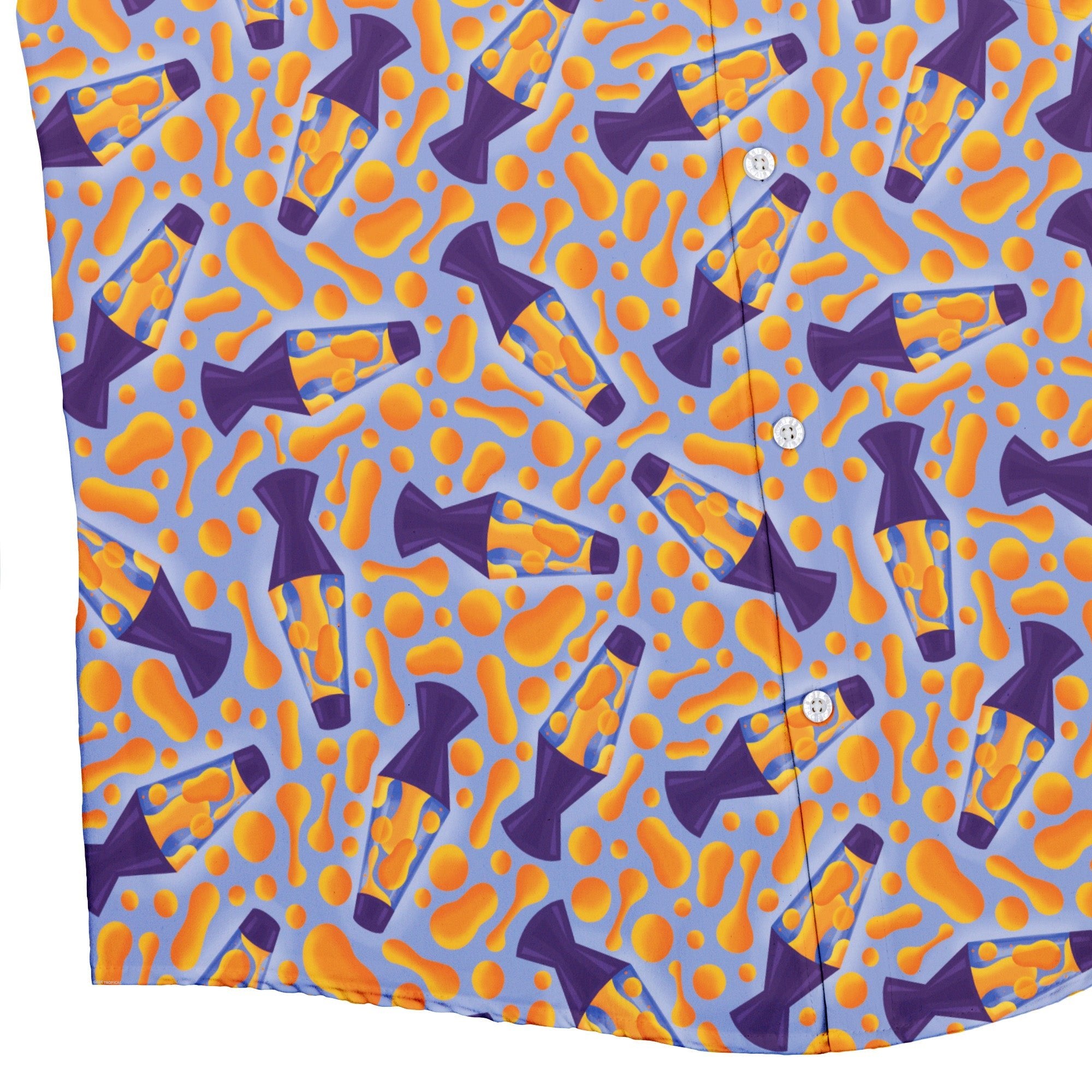 Groovy Lava Lamps Light Button Up Shirt 2