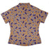 Groovy Lava Lamps Light Curvy Button Up Shirt Old Curvy Button Up Shirt womens back