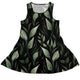 Growing Leaves Metallic Specs Dress Geek Nerd Botany Print lx - C Simple Patterns