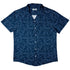Clearance Ready - to - Ship Guitar Blossoms Blue Button Up Shirt Geek Nerd adult sizing Clearance Design by Dunking Toast
