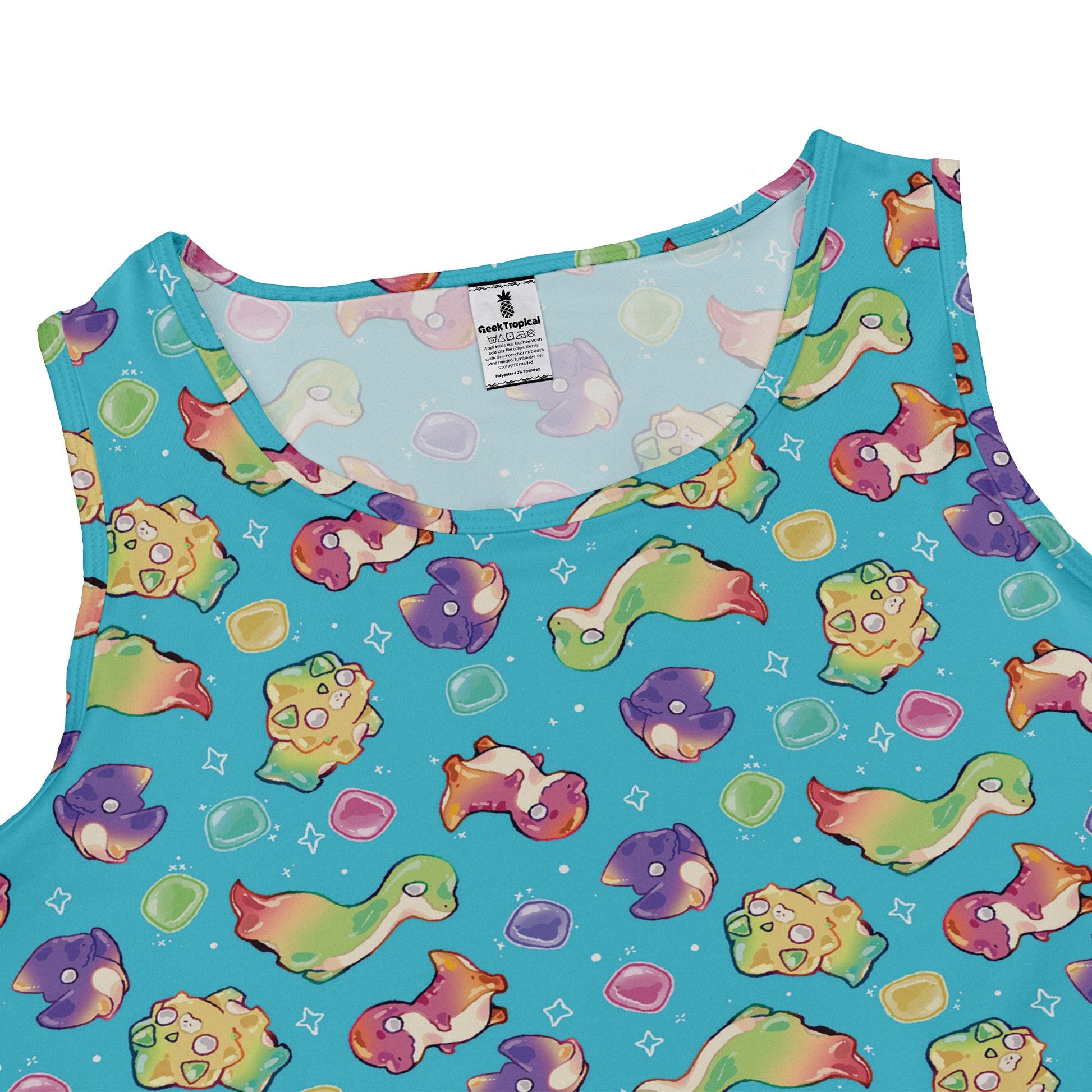 Gum Drop Dinos Dress Geek Nerd 0925 Animal Patterns Design by Ardi Tong