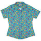 Gum Drop Dinos Curvy Button Up Shirt Geek Nerd 0925 All Adult Button Up Shirts Animal Patterns