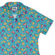 Gum Drop Dinos Curvy Button Up Shirt Geek Nerd 0925 All Adult Button Up Shirts Animal Patterns