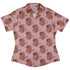 Gut Instincts Flesh Curvy Button Up Shirt womens front