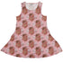 Gut Instincts Flesh Sleeveless Dress front