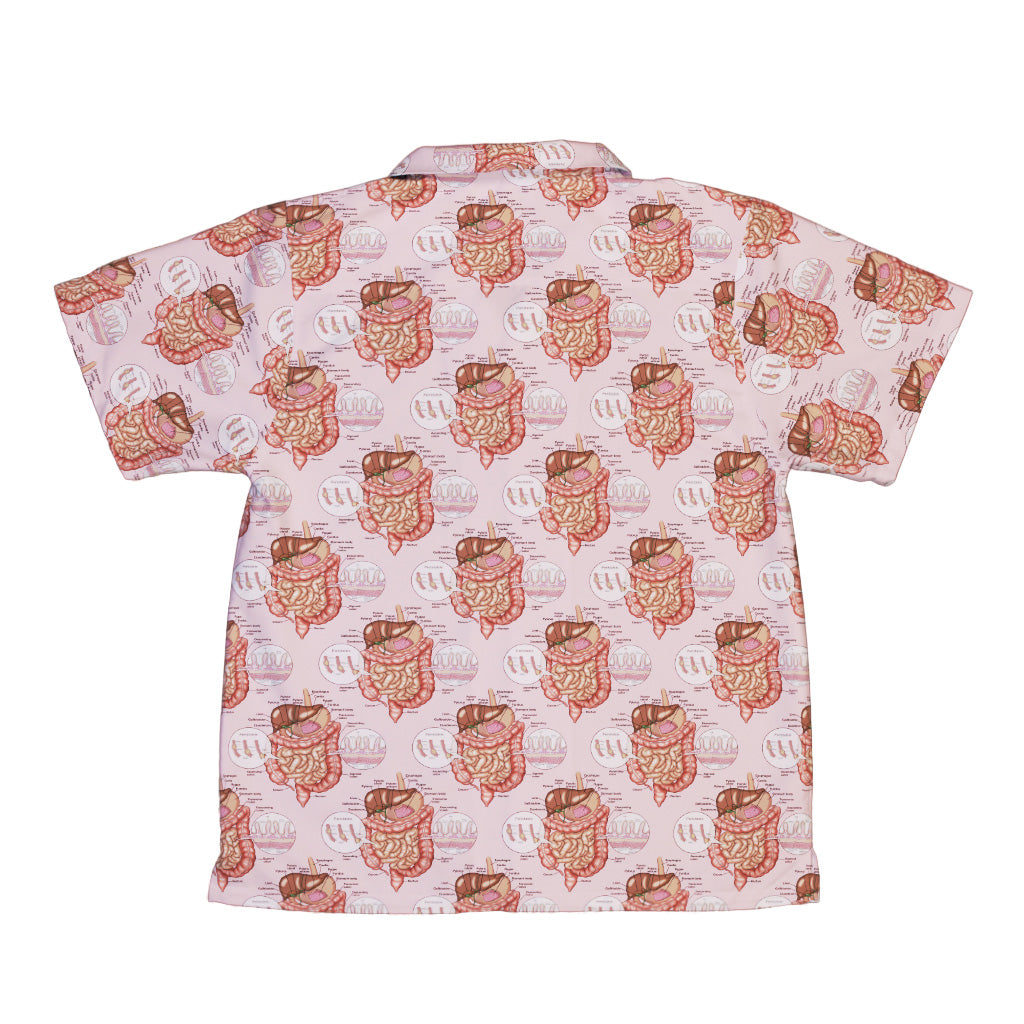 Gut Instincts Flesh Youth Hawaiian Shirt Back