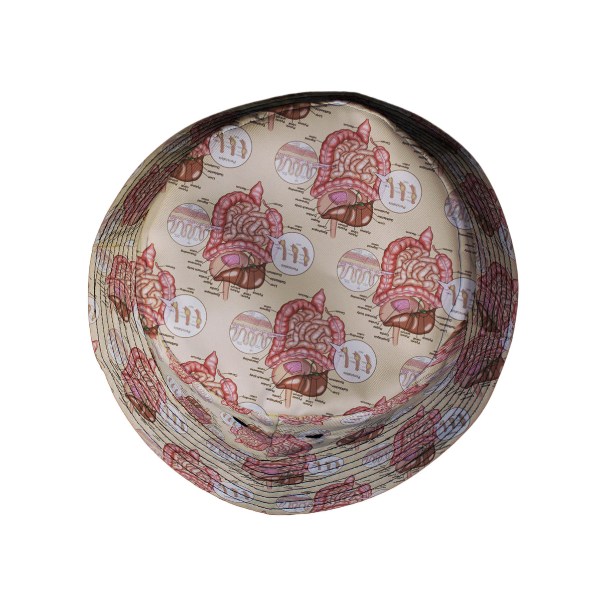 Gut Instincts Skin Bucket Hat Top View