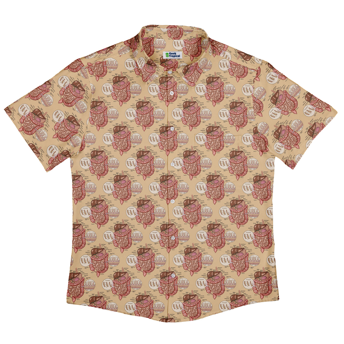 Gut Instincts Skin Button Up Shirt Flat Front