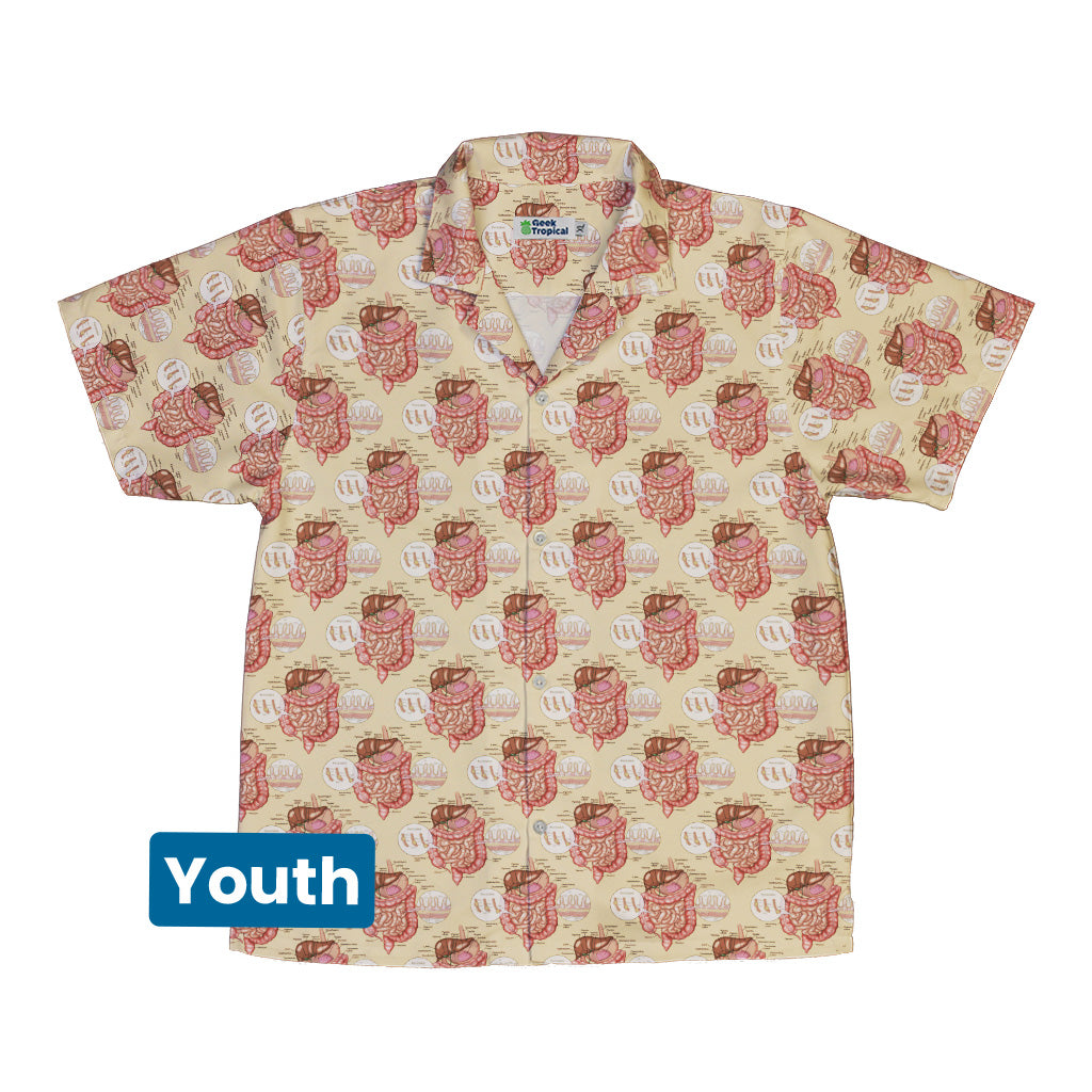 Gut Instincts Skin Youth Hawaiian Shirt Front