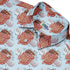 Gut Instincts Vein Button Up Shirt Neck