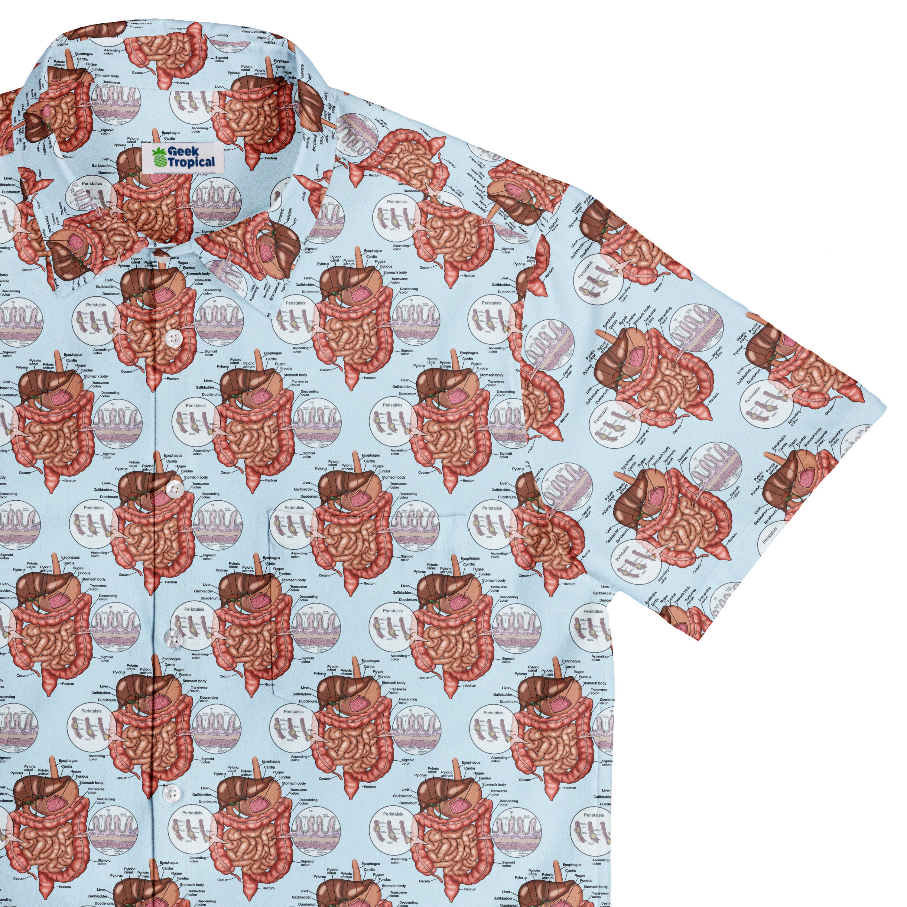 Gut Instincts Vein Button Up Shirt Top Corner