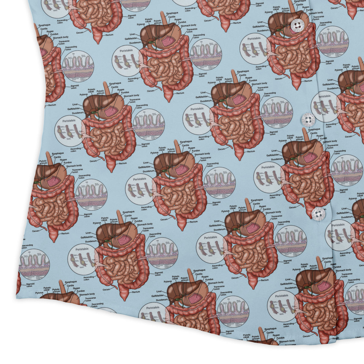 Gut Instincts Vein Curvy Button Up Shirt womens corner