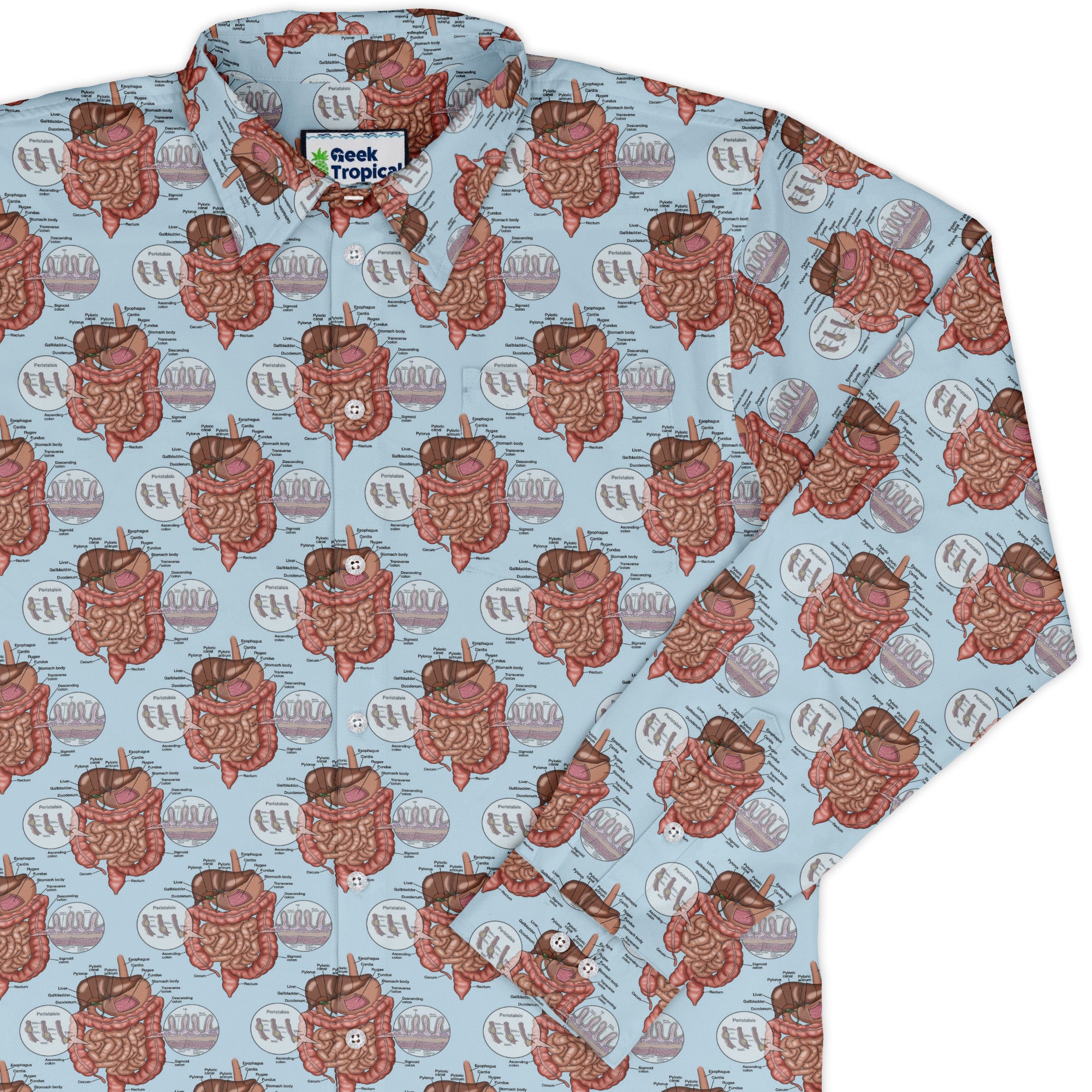 Gut Instincts Vein Long Sleeve Button Up Shirt cover