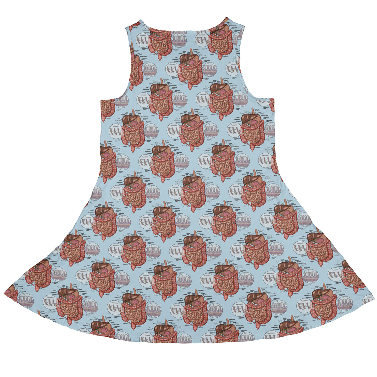 Gut Instincts Vein Sleeveless Dress back