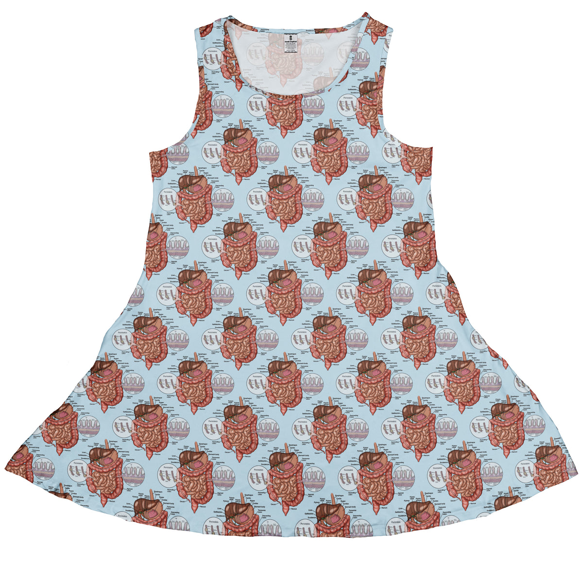 Gut Instincts Vein Sleeveless Dress front