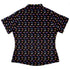 Halloween Candies Curvy Button Up Shirt womens back