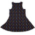 Halloween Candies Sleeveless Dress back