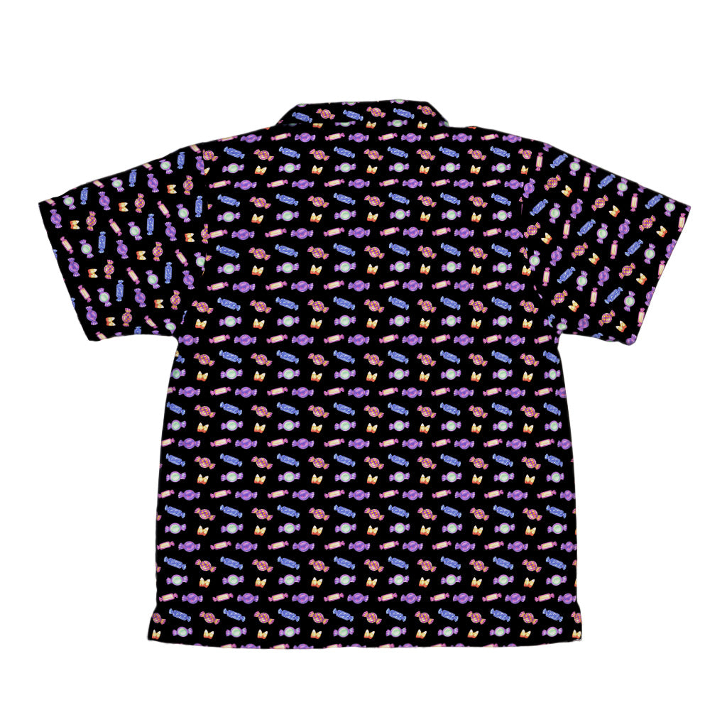Halloween Candies Youth Hawaiian Shirt Back