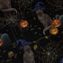 Halloween Cat Button Up Shirt Pocket