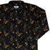Halloween Cat Long Sleeve Button Up Shirt cover