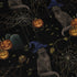 Halloween Cat Long Sleeve Button Up Shirt pocket