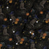 Halloween Cat Long Sleeve Button Up Shirt sleeve close