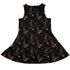 Halloween Cat Sleeveless Dress back