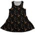 Halloween Cat Sleeveless Dress front