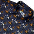 Halloween Cats Full Moon Button Up Shirt Neck
