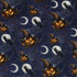 Halloween Cats Full Moon Button Up Shirt Pocket