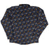 Halloween Cats Full Moon Long Sleeve Button Up Shirt Old Long Sleeve Button Up Shirt back