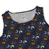 Halloween Cats Full Moon Sleeveless Dress close front