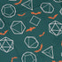 Halloween DND Dice Button Up Shirt Geek Nerd adult sizing Design by Heather Davenport dnd & rpg print