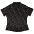 Halloween Dice Bubbles Curvy Button Up Shirt womens back
