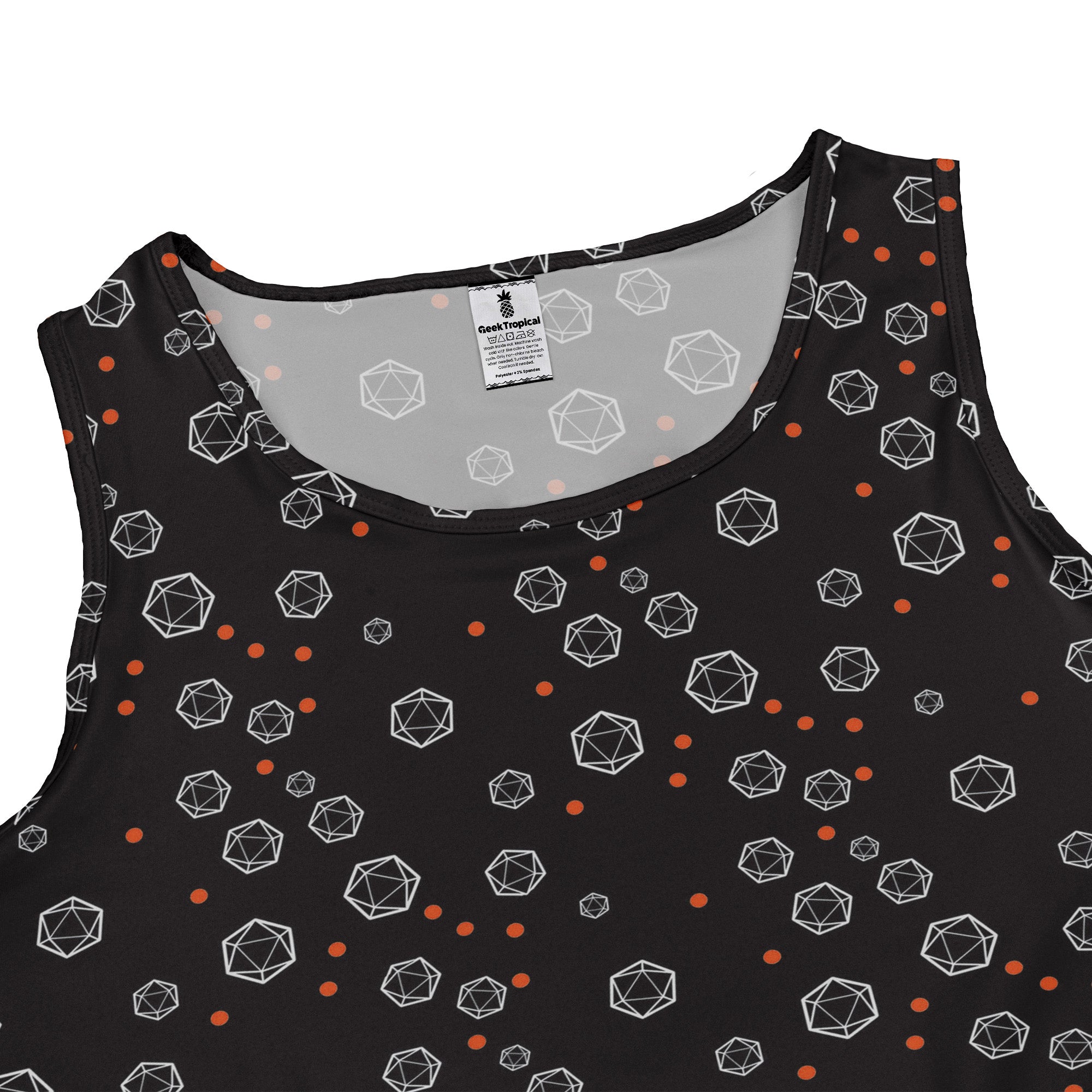 Halloween Dice Bubbles Sleeveless Dress close front