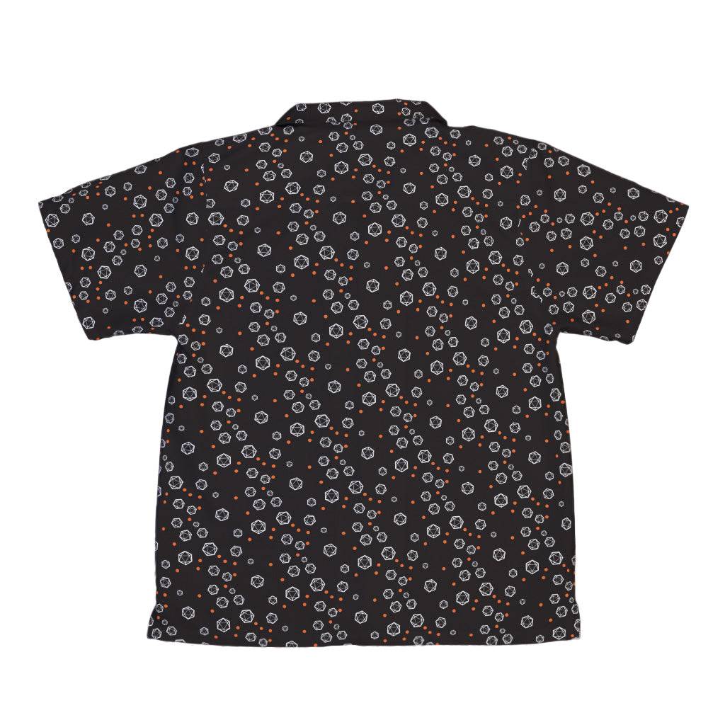 Halloween Dice Bubbles Youth Hawaiian Shirt Back