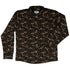 Halloween Manor Candelabra Long Sleeve Button Up Shirt front