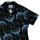 Hand on the Moon Moth Curvy Button Up Shirt Geek Nerd Design by Episodic outer space & astronaut print q4