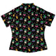 Happy Kawaii Plants Curvy Button Up Shirt Geek Nerd 0925 All Adult Button Up Shirts Anime